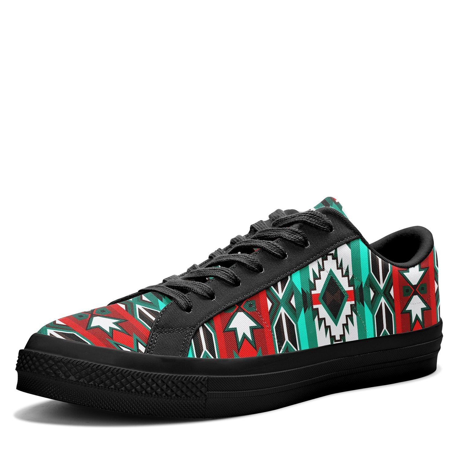 Southwest Journey Aapisi Low Top Canvas Shoes Black Sole 49 Dzine