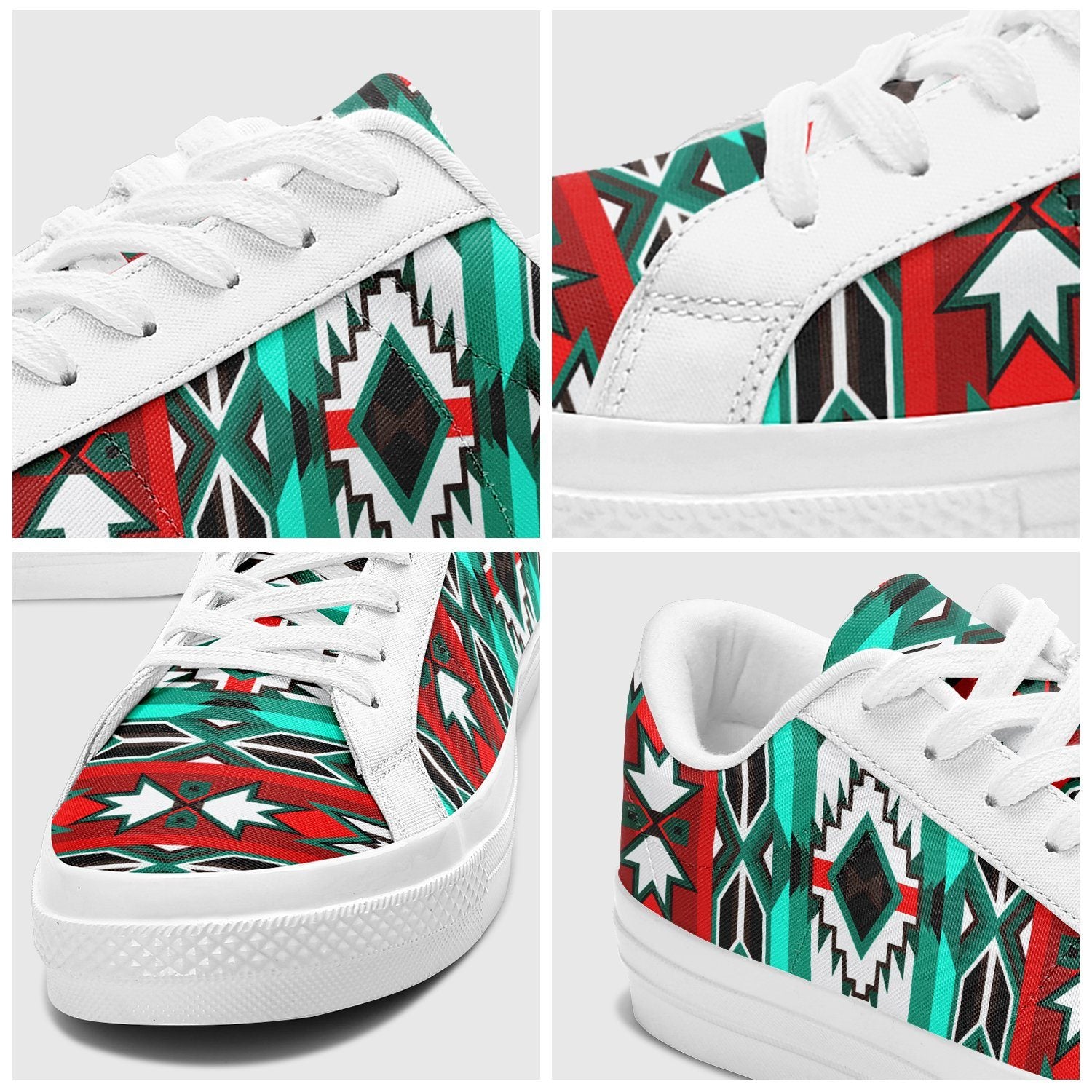 Southwest Journey Aapisi Low Top Canvas Shoes White Sole 49 Dzine