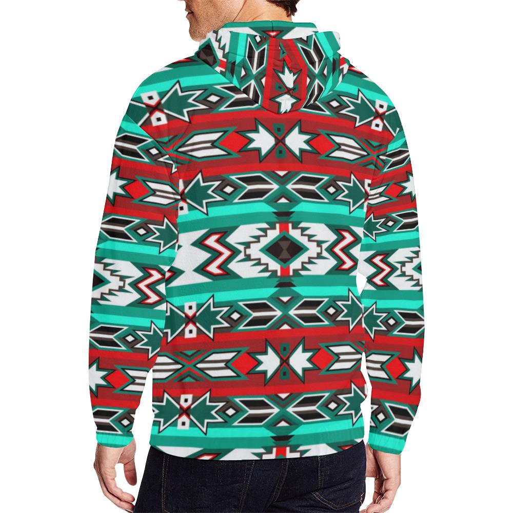 Southwest Journey All Over Print Full Zip Hoodie for Men (Model H14) All Over Print Full Zip Hoodie for Men (H14) e-joyer