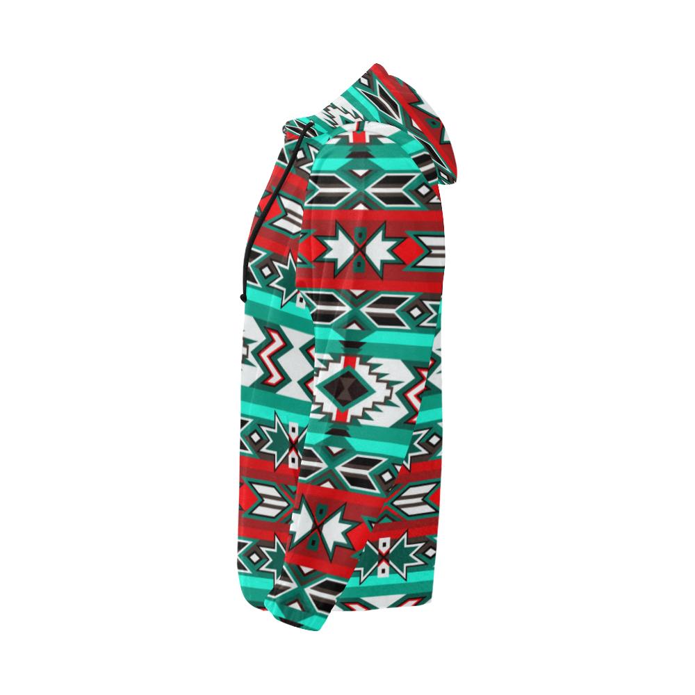 Southwest Journey All Over Print Full Zip Hoodie for Men (Model H14) All Over Print Full Zip Hoodie for Men (H14) e-joyer