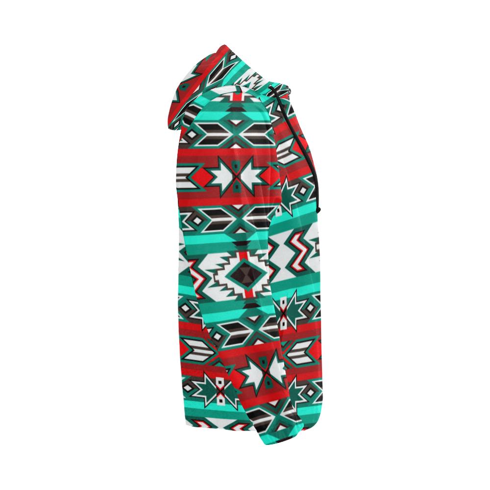 Southwest Journey All Over Print Full Zip Hoodie for Men (Model H14) All Over Print Full Zip Hoodie for Men (H14) e-joyer
