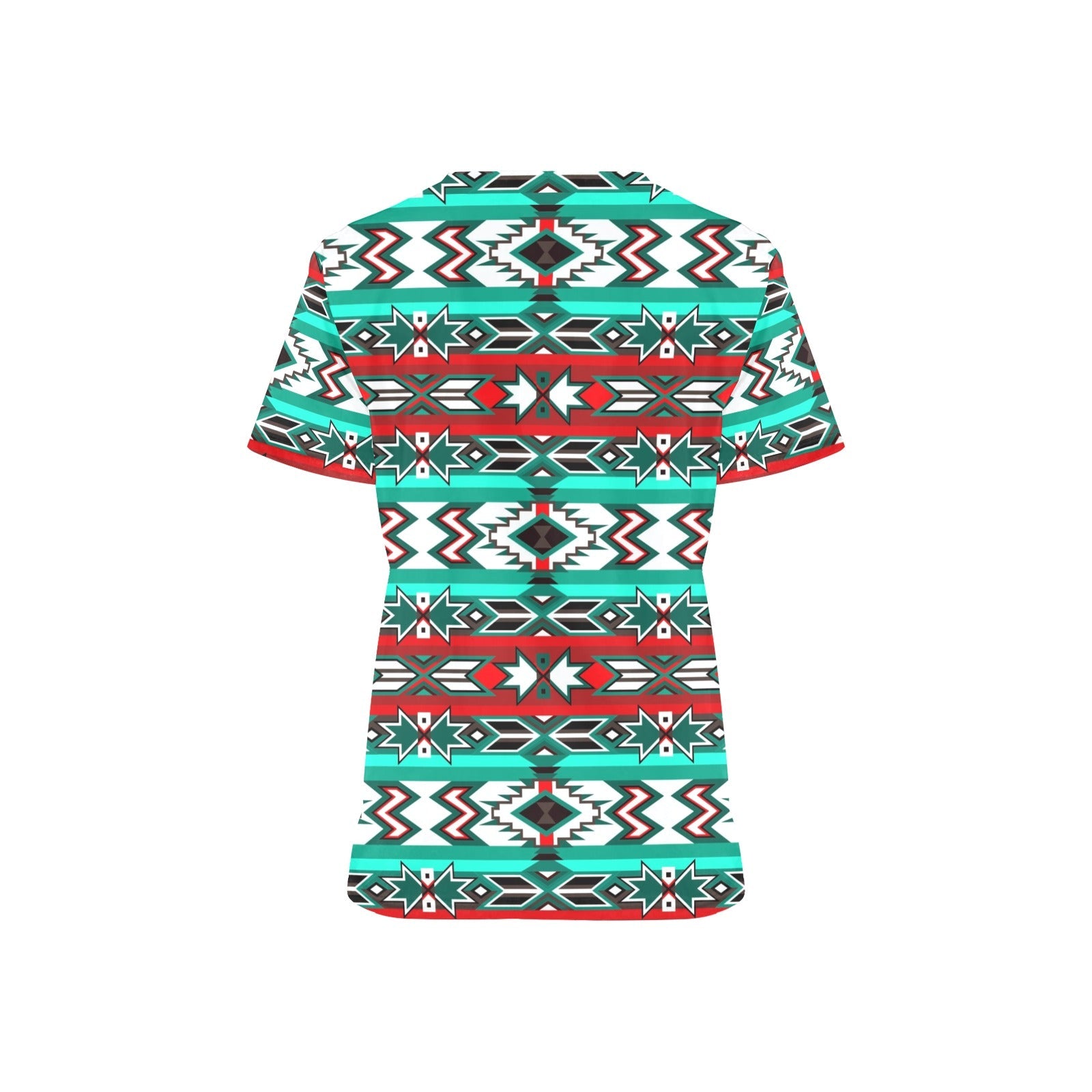 Southwest Journey All Over Print Scrub Top Scrub Top e-joyer