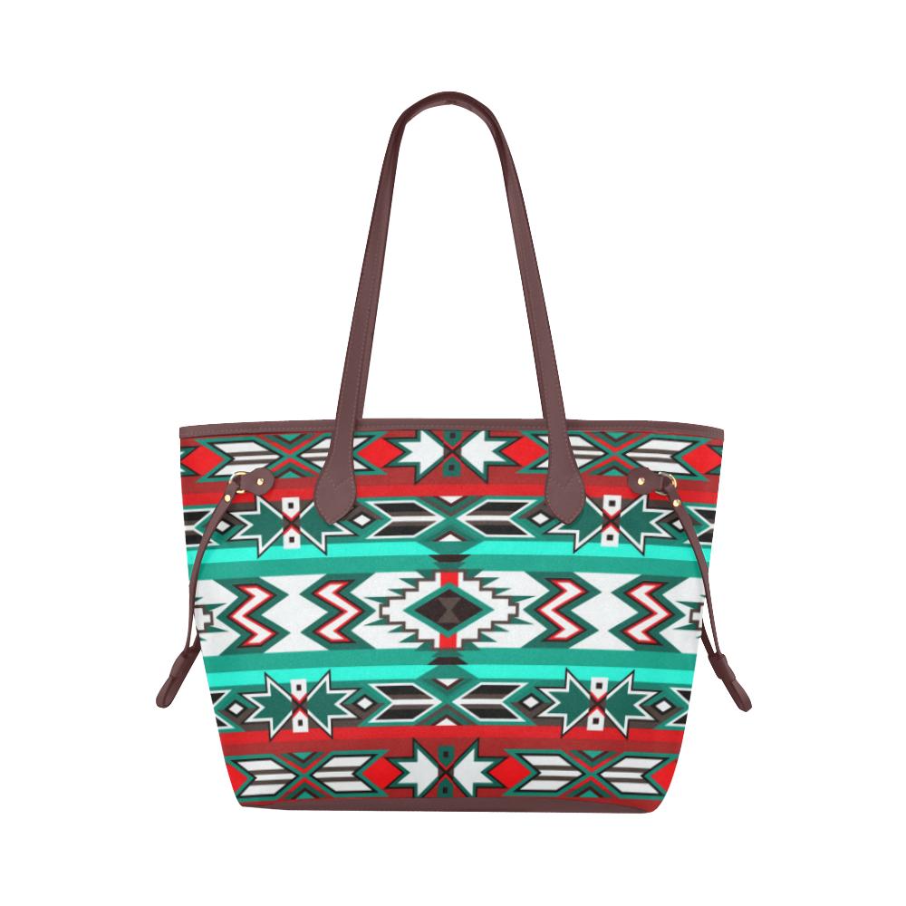 Southwest Journey Clover Canvas Tote Bag (Model 1661) Clover Canvas Tote Bag (1661) e-joyer