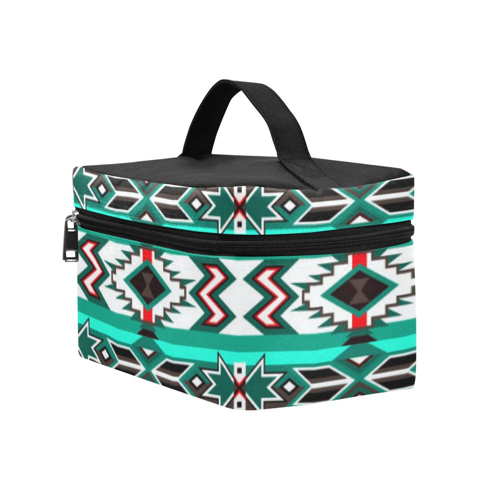 Southwest Journey Cosmetic Bag/Large (Model 1658) Cosmetic Bag e-joyer