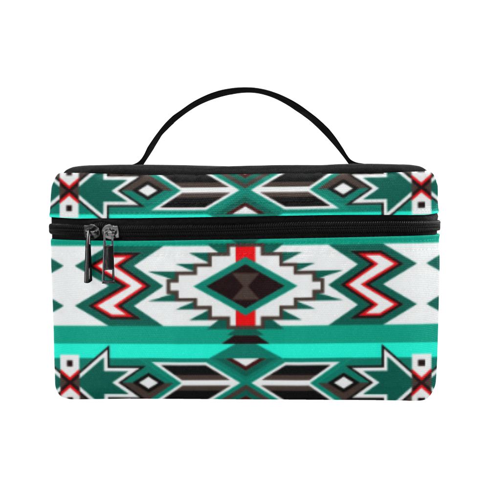 Southwest Journey Cosmetic Bag/Large (Model 1658) Cosmetic Bag e-joyer