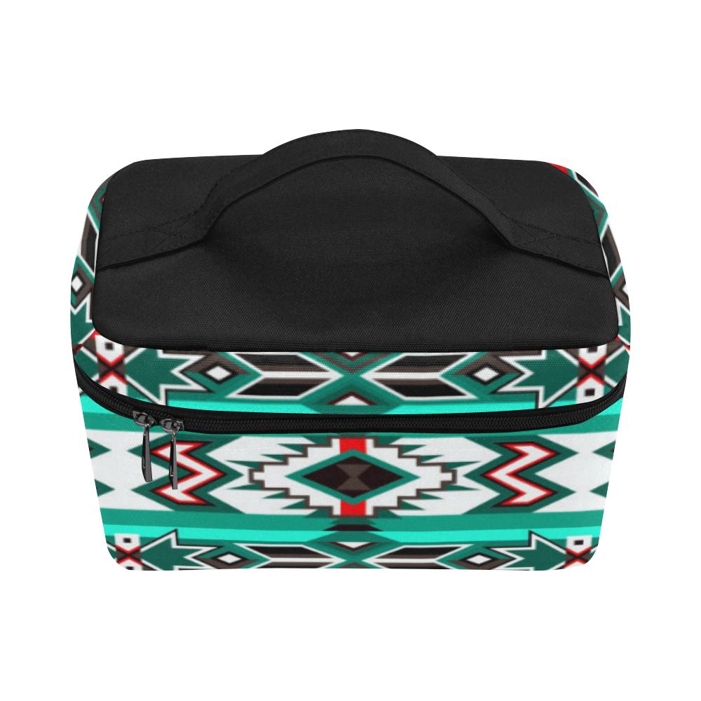 Southwest Journey Cosmetic Bag/Large (Model 1658) Cosmetic Bag e-joyer