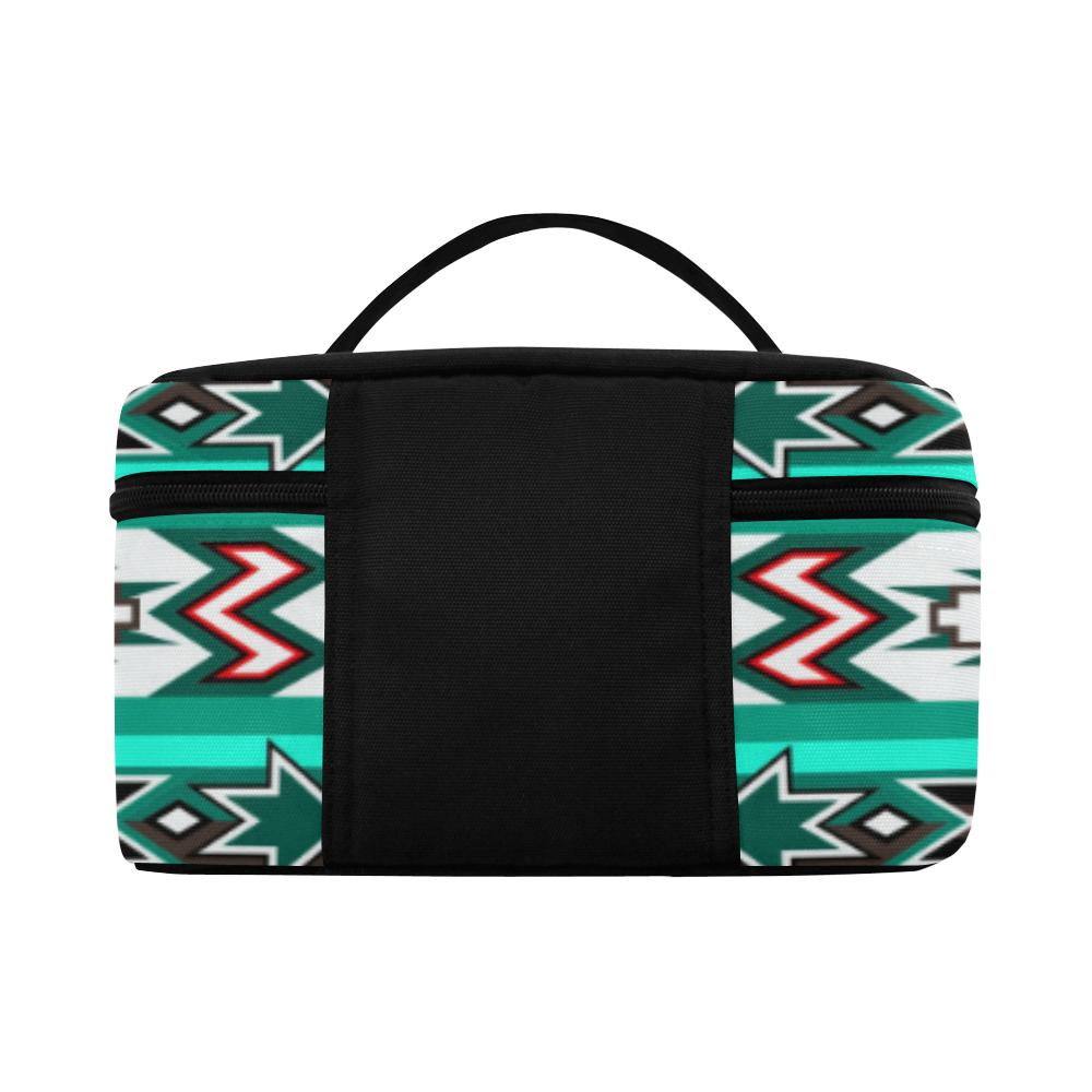 Southwest Journey Cosmetic Bag/Large (Model 1658) Cosmetic Bag e-joyer