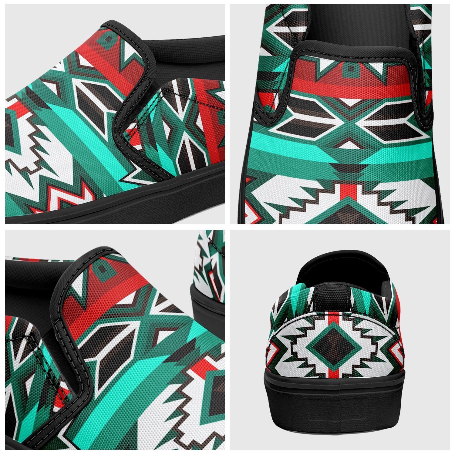 Southwest Journey Otoyimm Kid's Canvas Slip On Shoes 49 Dzine