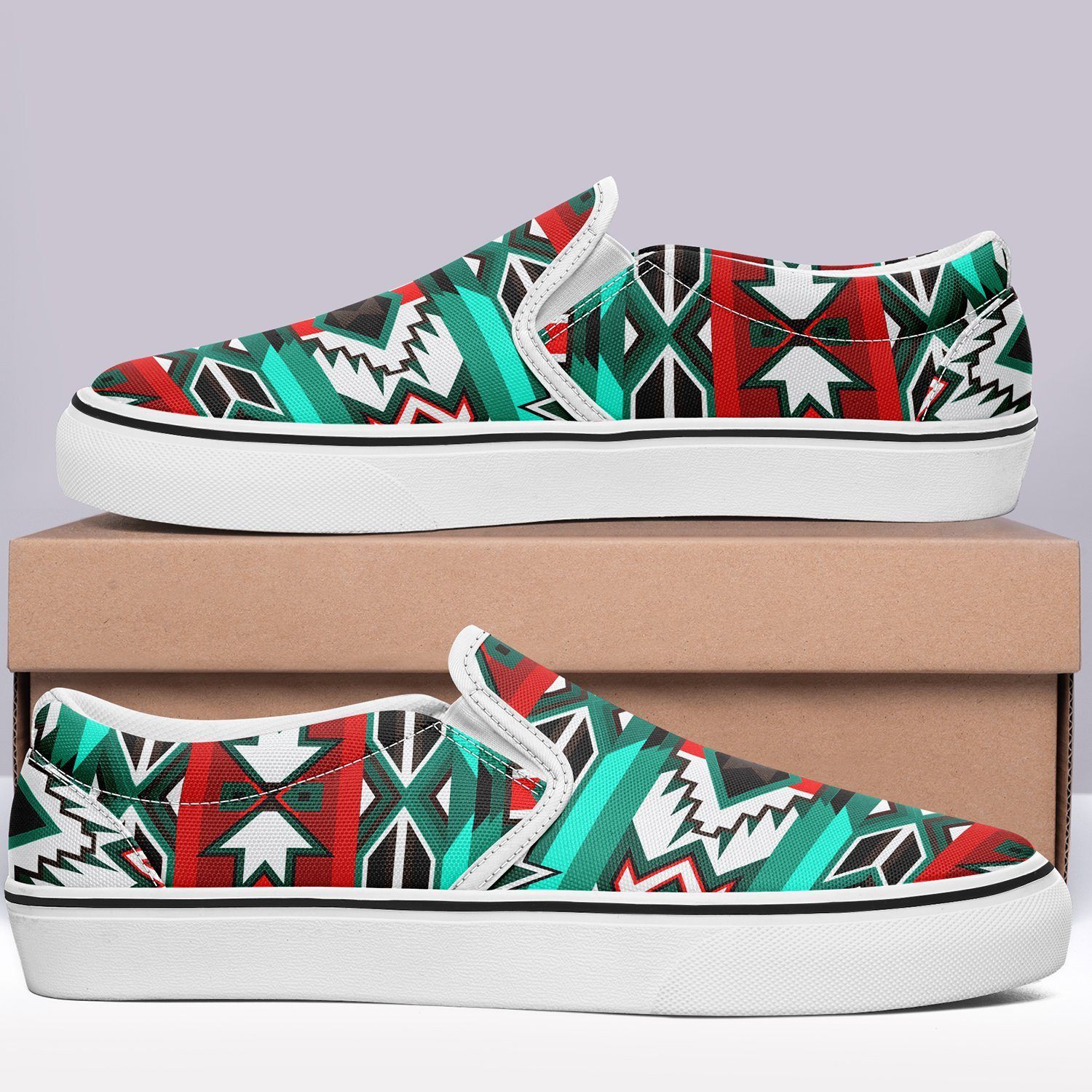 Southwest Journey Otoyimm Kid's Canvas Slip On Shoes 49 Dzine