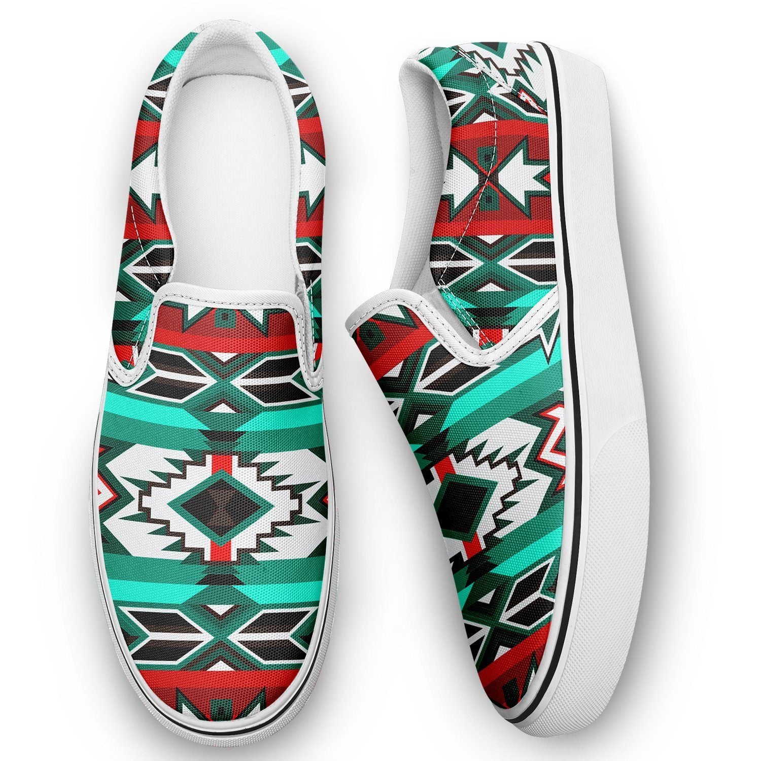 Southwest Journey Otoyimm Kid's Canvas Slip On Shoes 49 Dzine
