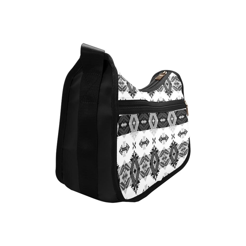 Sovereign Nation Black and White Crossbody Bags (Model 1616) Crossbody Bags (1616) e-joyer