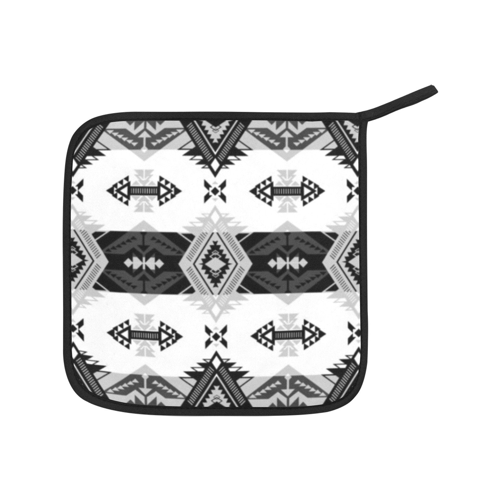 Sovereign Nation Black and White Oven Mitt & Pot Holder Oven Mitt & Pot Holder e-joyer