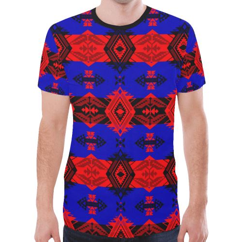Sovereign Nation Dance New All Over Print T-shirt for Men/Large Size (Model T45) New All Over Print T-shirt for Men/Large (T45) e-joyer