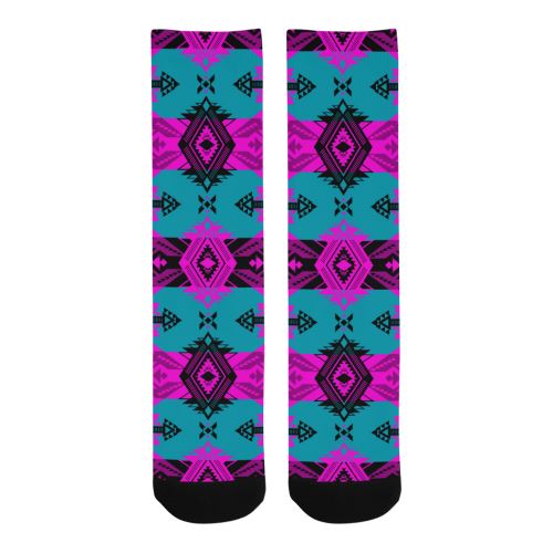 Sovereign Nation Deep Lake and Sunset Trouser Socks Socks e-joyer