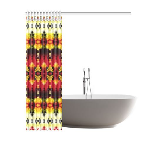 Sovereign Nation Fire Shower Curtain 60"x72" Shower Curtain 60"x72" e-joyer