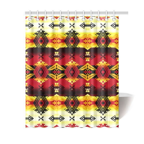 Sovereign Nation Fire Shower Curtain 60"x72" Shower Curtain 60"x72" e-joyer