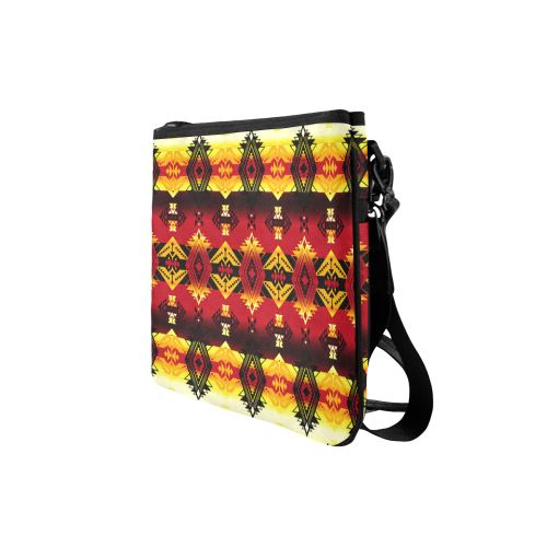 Sovereign Nation Fire Slim Clutch Bag (Model 1668) Slim Clutch Bags (1668) e-joyer