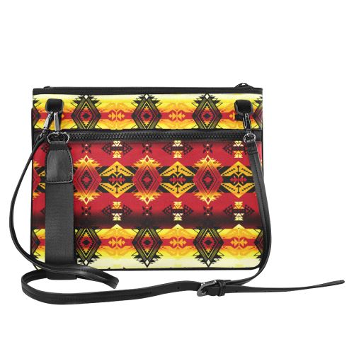 Sovereign Nation Fire Slim Clutch Bag (Model 1668) Slim Clutch Bags (1668) e-joyer