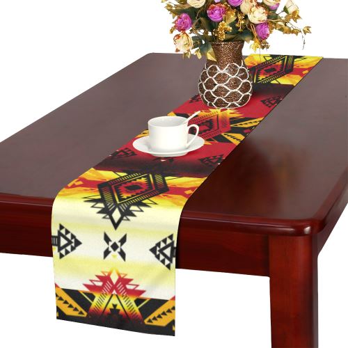 Sovereign Nation Fire Table Runner 16x72 inch Table Runner 16x72 inch e-joyer 