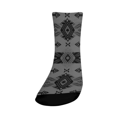 Sovereign Nation Gray Crew Socks Crew Socks e-joyer