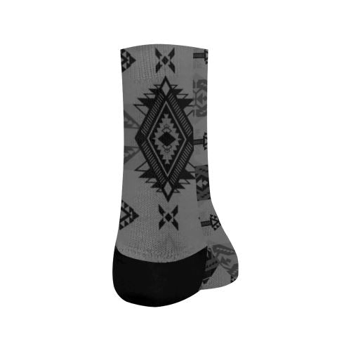Sovereign Nation Gray Crew Socks Crew Socks e-joyer