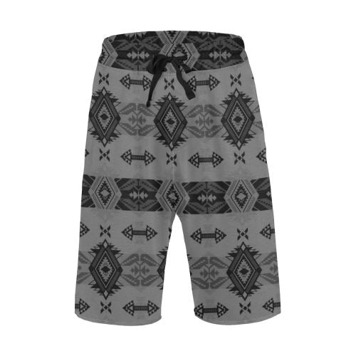 Sovereign Nation Gray Men's All Over Print Casual Shorts (Model L23) Men's Casual Shorts (L23) e-joyer