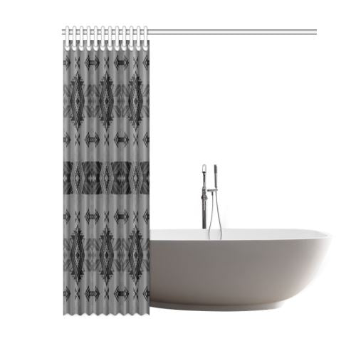 Sovereign Nation Gray Shower Curtain 60"x72" Shower Curtain 60"x72" e-joyer