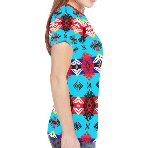 Sovereign Nation New All Over Print T-shirt for Women (Model T45) New All Over Print T-shirt for Women (T45) e-joyer