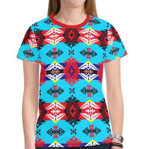 Sovereign Nation New All Over Print T-shirt for Women (Model T45) New All Over Print T-shirt for Women (T45) e-joyer