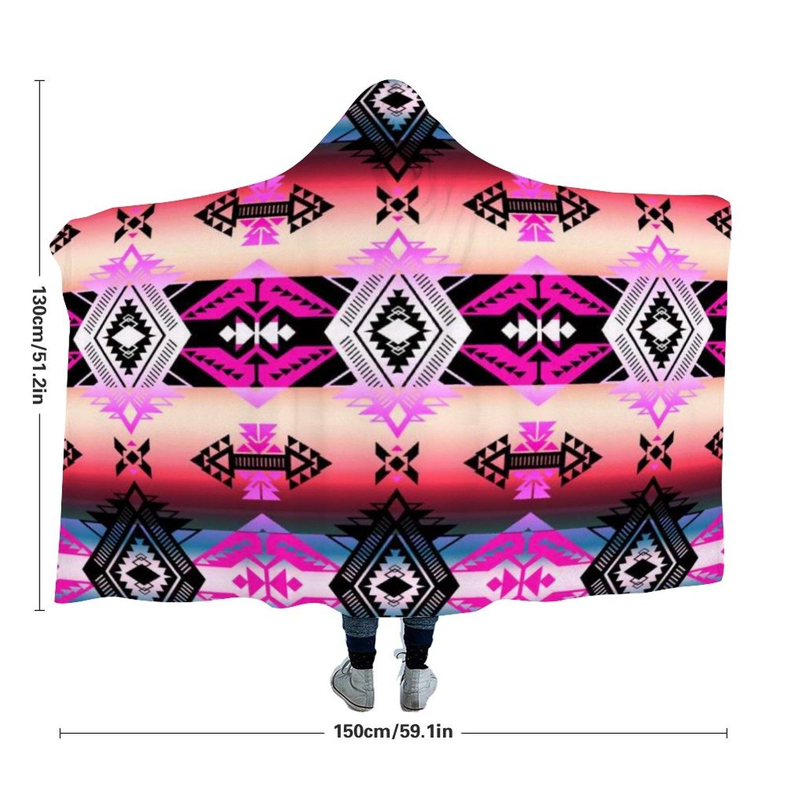 Sovereign Nation Skies Hooded Blanket 49 Dzine