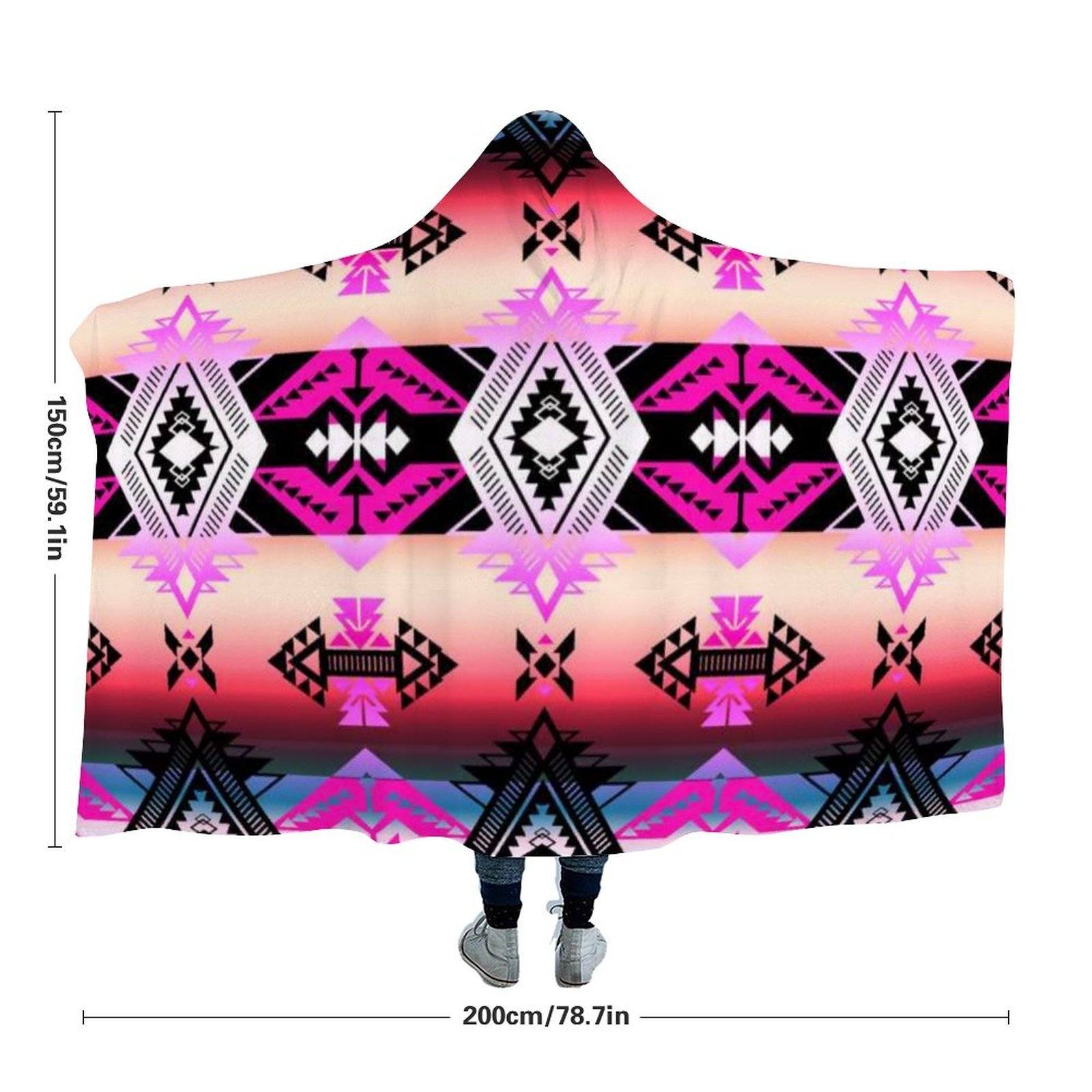 Sovereign Nation Skies Hooded Blanket 49 Dzine