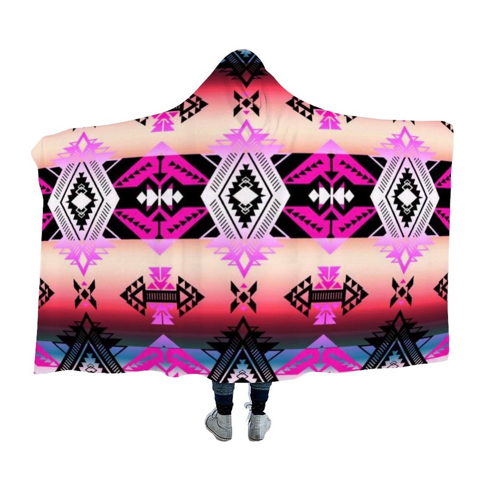 Sovereign Nation Skies Hooded Blanket 49 Dzine