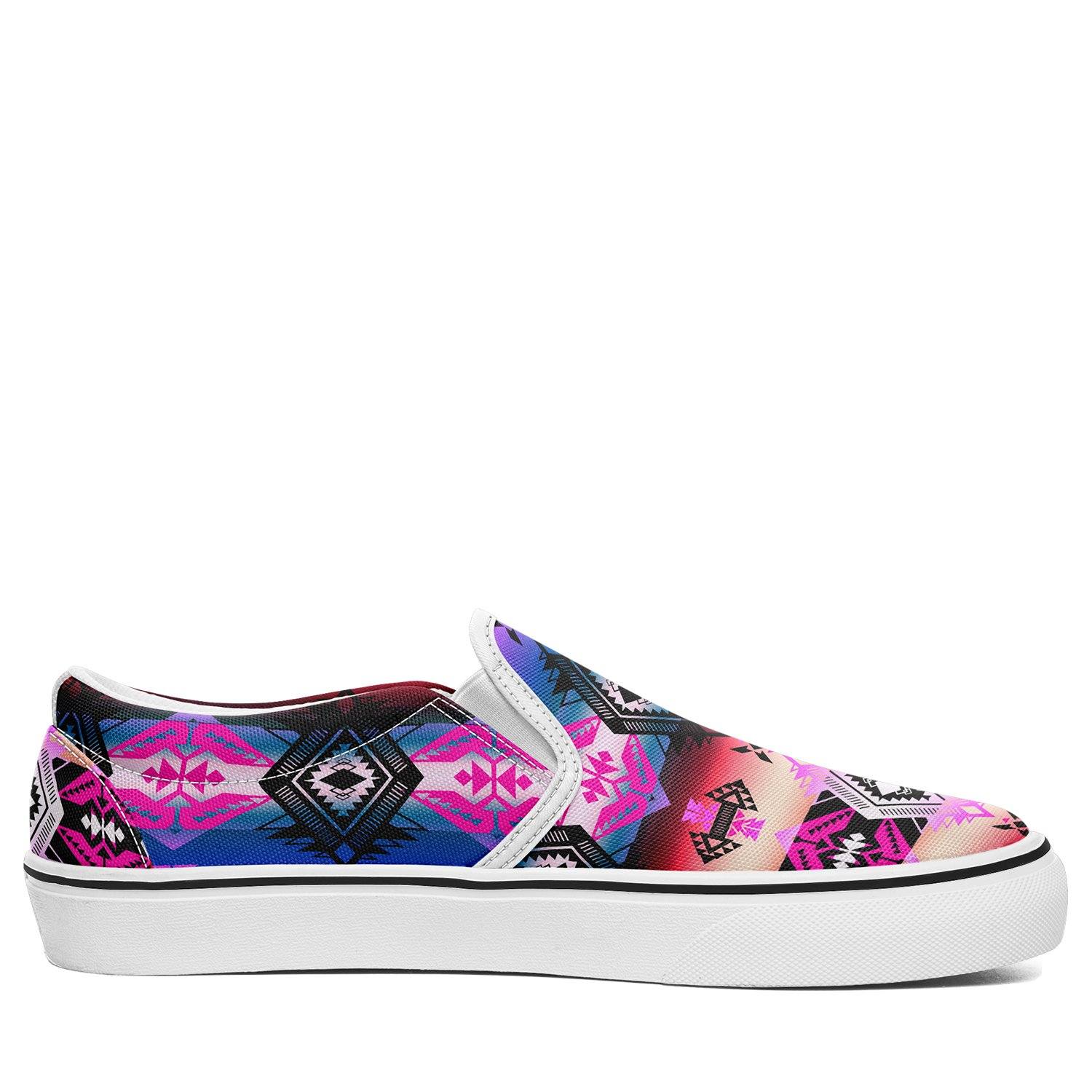 Sovereign Nation Skies Otoyimm Kid's Canvas Slip On Shoes otoyimm Herman