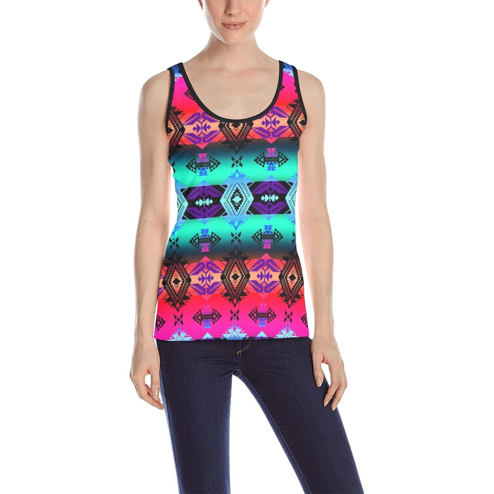 Sovereign Nation Sunrise All Over Print Tank Top for Women (Model T43) All Over Print Tank Top for Women (T43) e-joyer