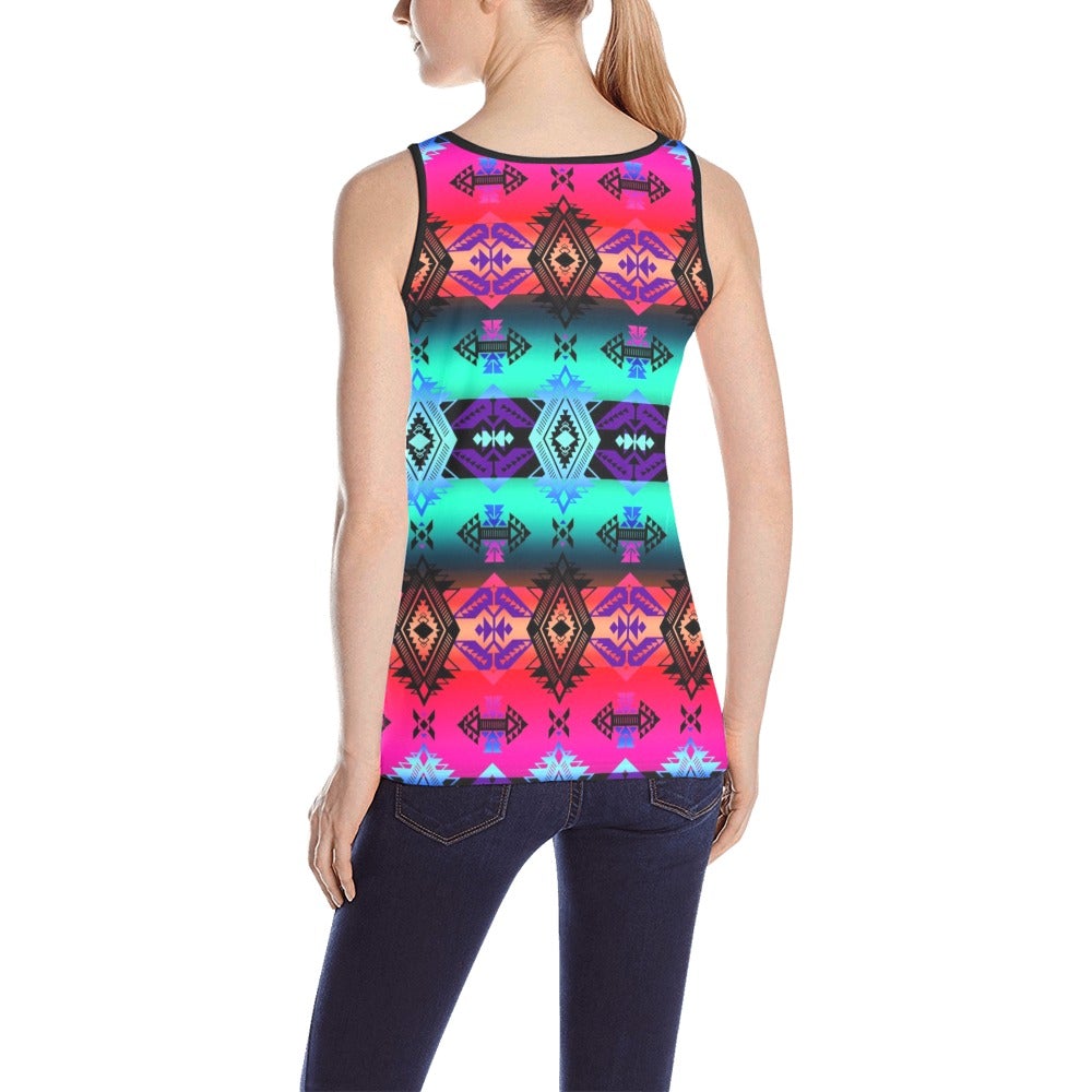 Sovereign Nation Sunrise All Over Print Tank Top for Women (Model T43) All Over Print Tank Top for Women (T43) e-joyer