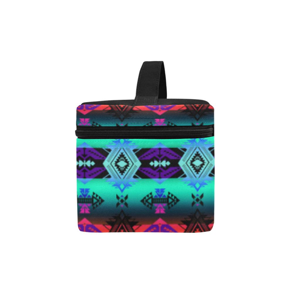 Sovereign Nation Sunrise Cosmetic Bag/Large (Model 1658) Cosmetic Bag e-joyer