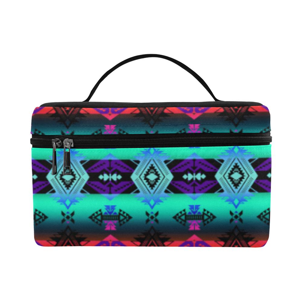 Sovereign Nation Sunrise Cosmetic Bag/Large (Model 1658) Cosmetic Bag e-joyer