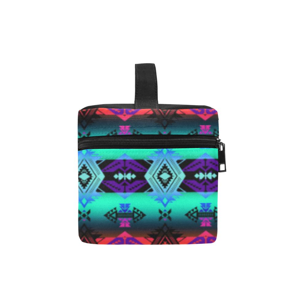 Sovereign Nation Sunrise Cosmetic Bag/Large (Model 1658) Cosmetic Bag e-joyer