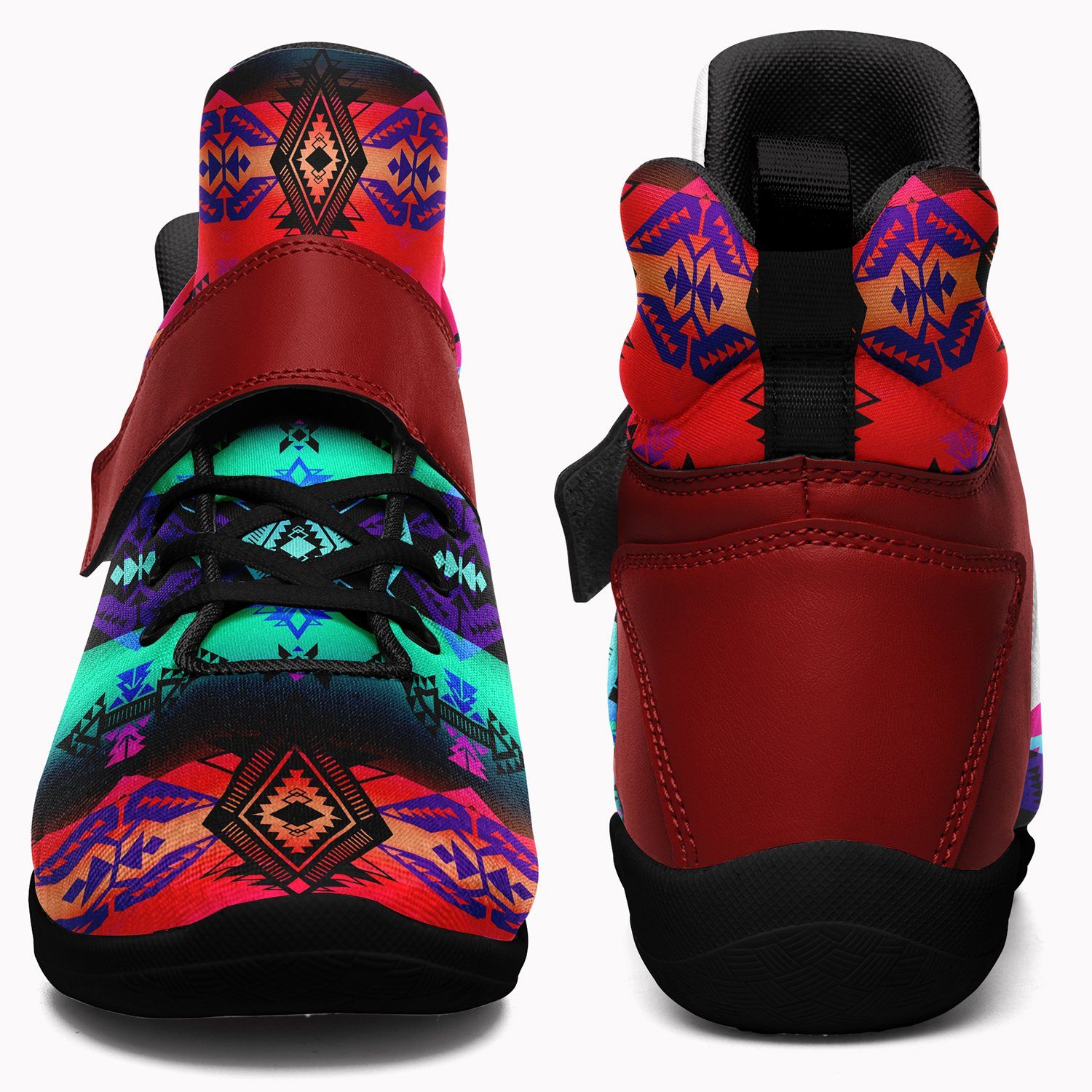Sovereign Nation Sunrise Ipottaa Basketball / Sport High Top Shoes 49 Dzine