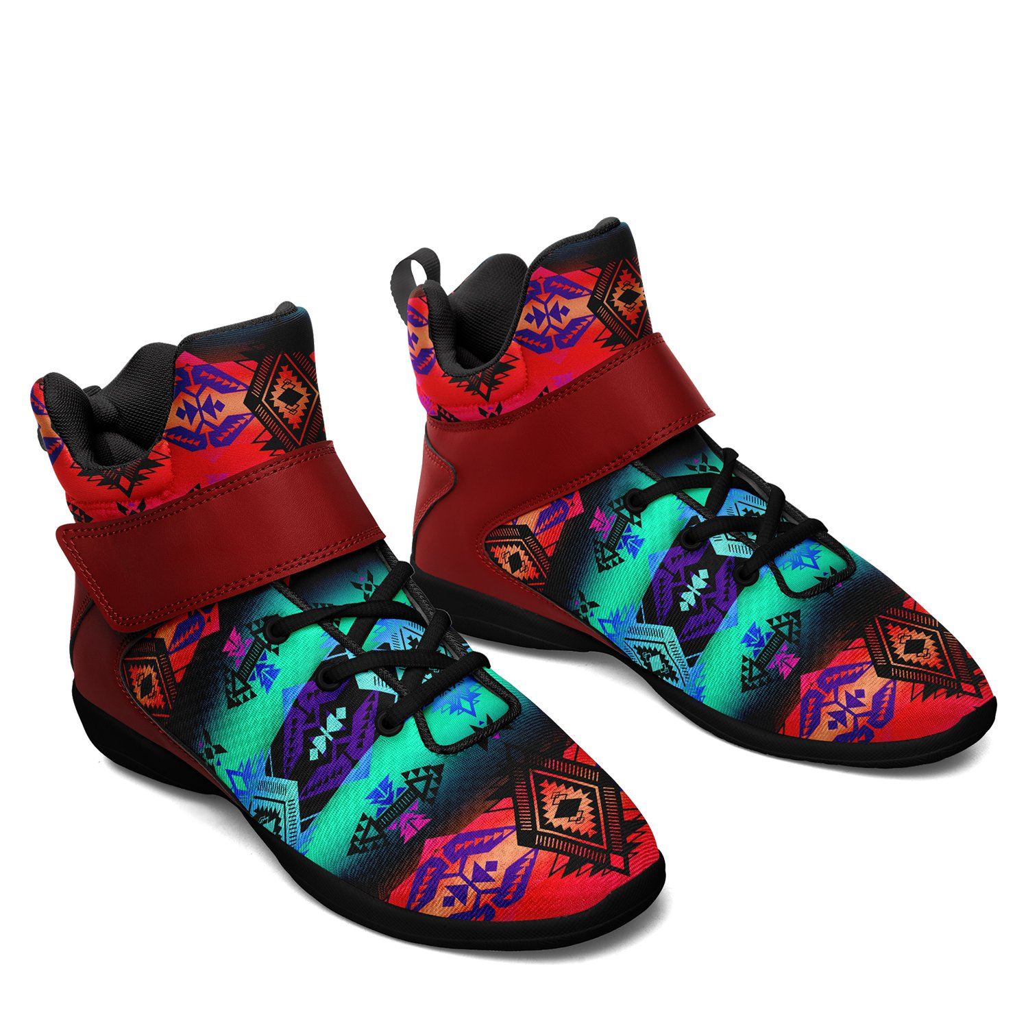 Sovereign Nation Sunrise Ipottaa Basketball / Sport High Top Shoes 49 Dzine