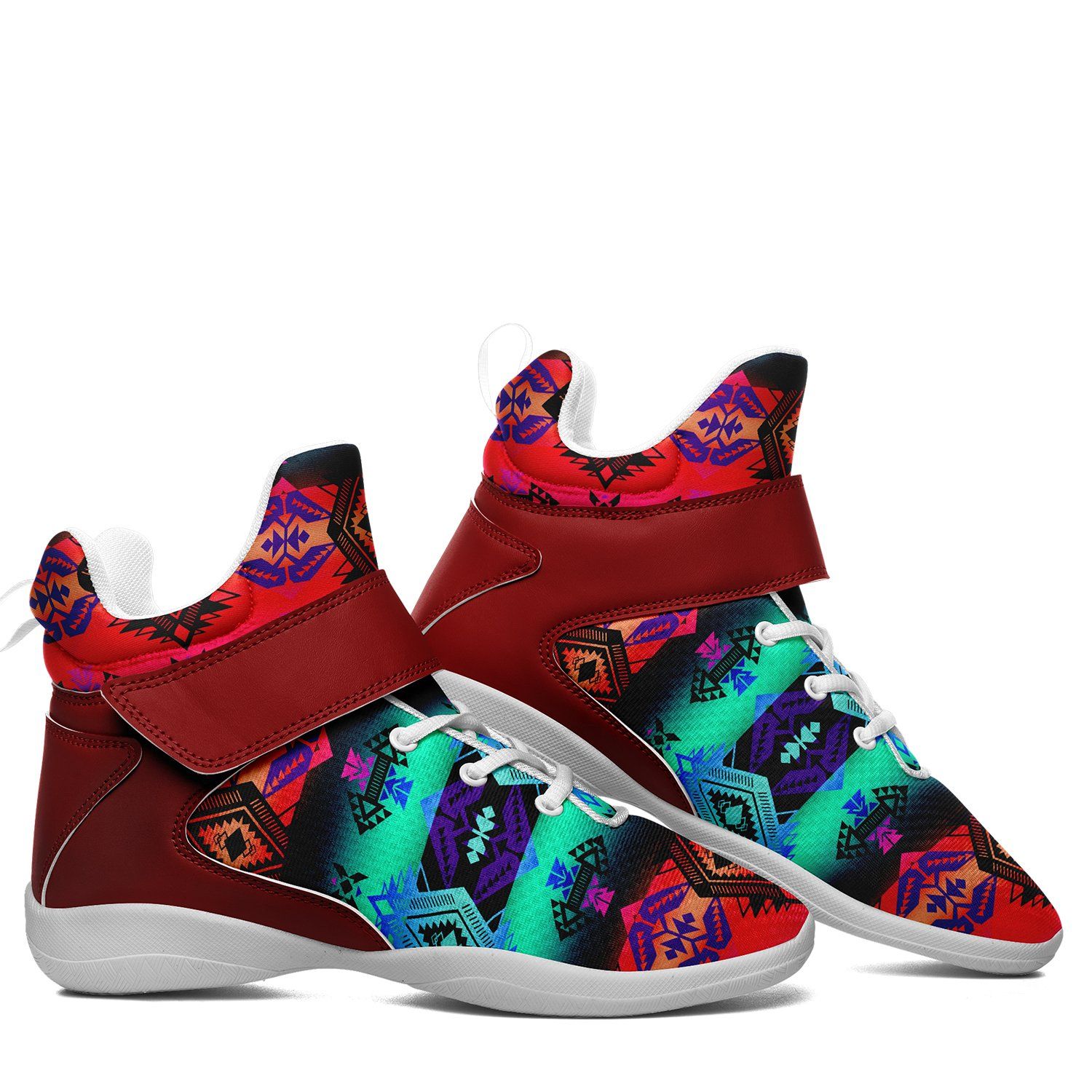 Sovereign Nation Sunrise Ipottaa Basketball / Sport High Top Shoes 49 Dzine