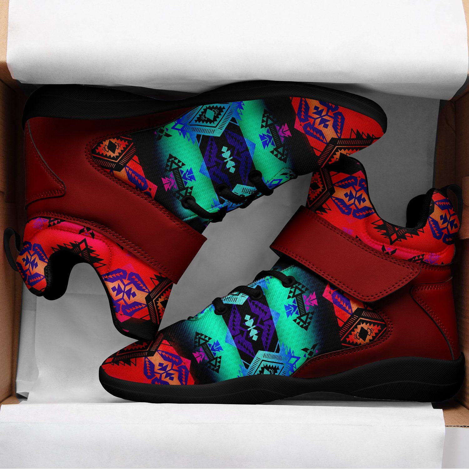 Sovereign Nation Sunrise Ipottaa Basketball / Sport High Top Shoes 49 Dzine