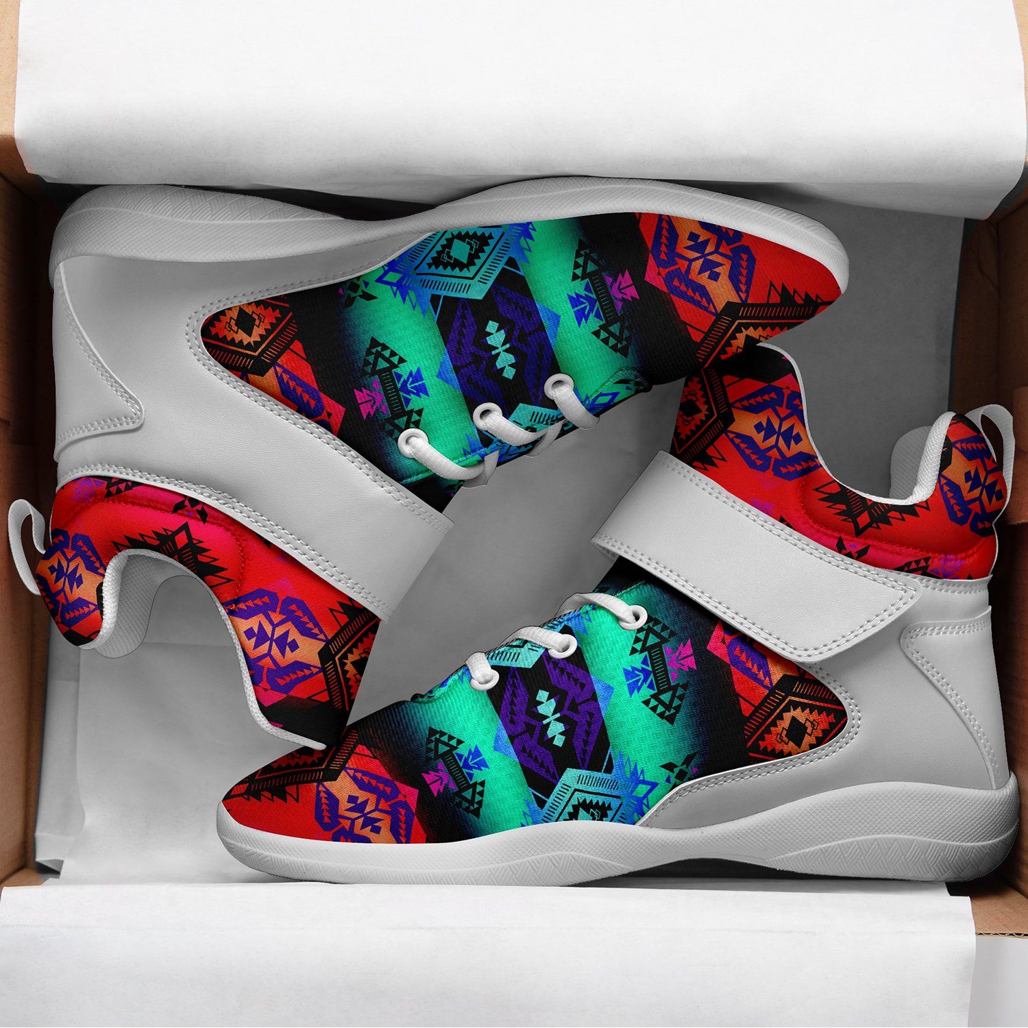 Sovereign Nation Sunrise Ipottaa Basketball / Sport High Top Shoes 49 Dzine