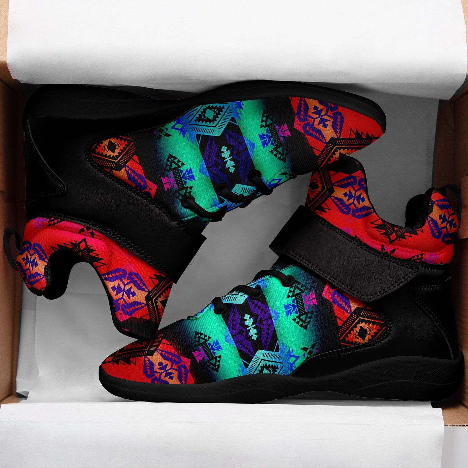 Sovereign Nation Sunrise Kid's Ipottaa Basketball / Sport High Top Shoes 49 Dzine