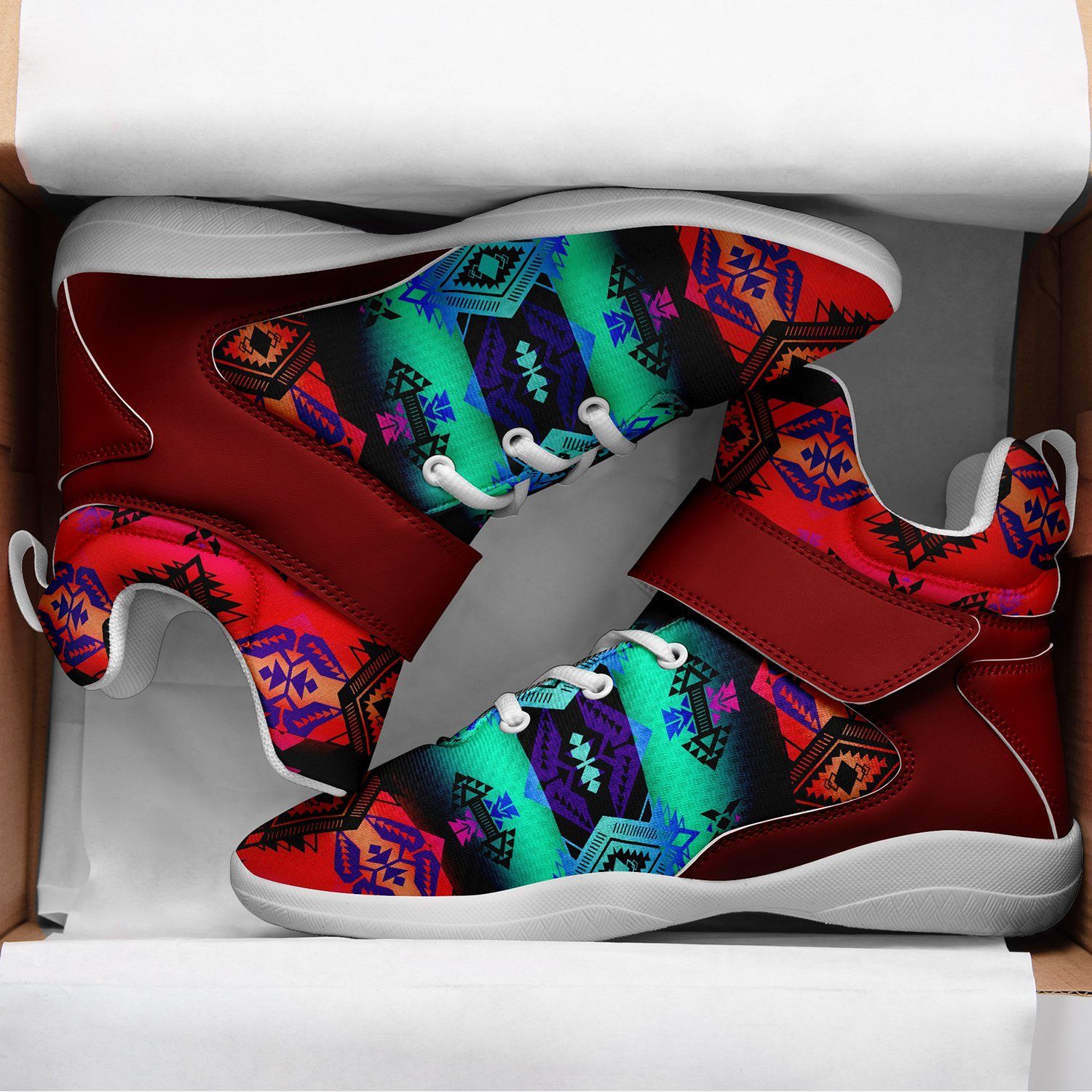 Sovereign Nation Sunrise Kid's Ipottaa Basketball / Sport High Top Shoes 49 Dzine