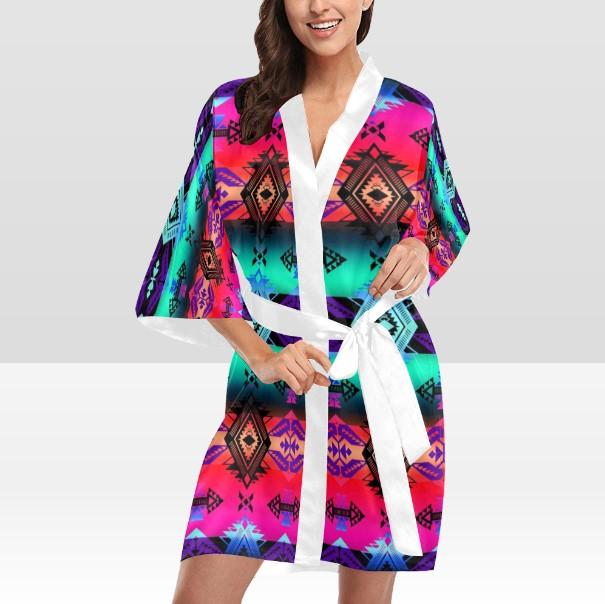 Sovereign Nation Sunrise Kimono Robe Artsadd