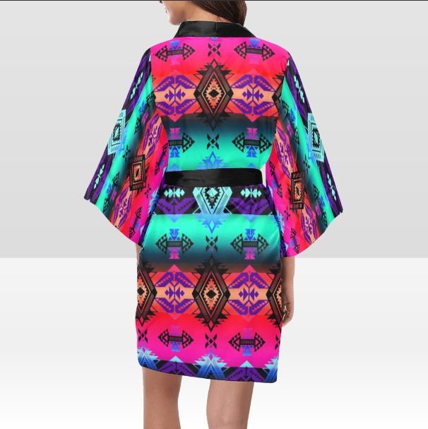 Sovereign Nation Sunrise Kimono Robe Artsadd