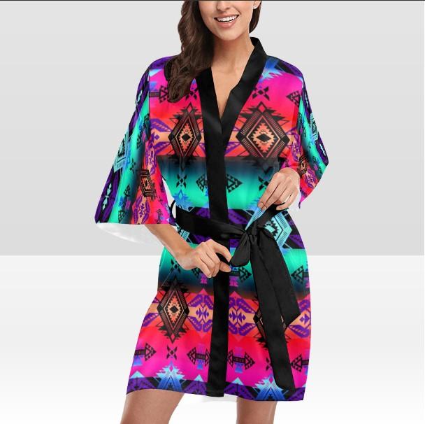 Sovereign Nation Sunrise Kimono Robe Artsadd