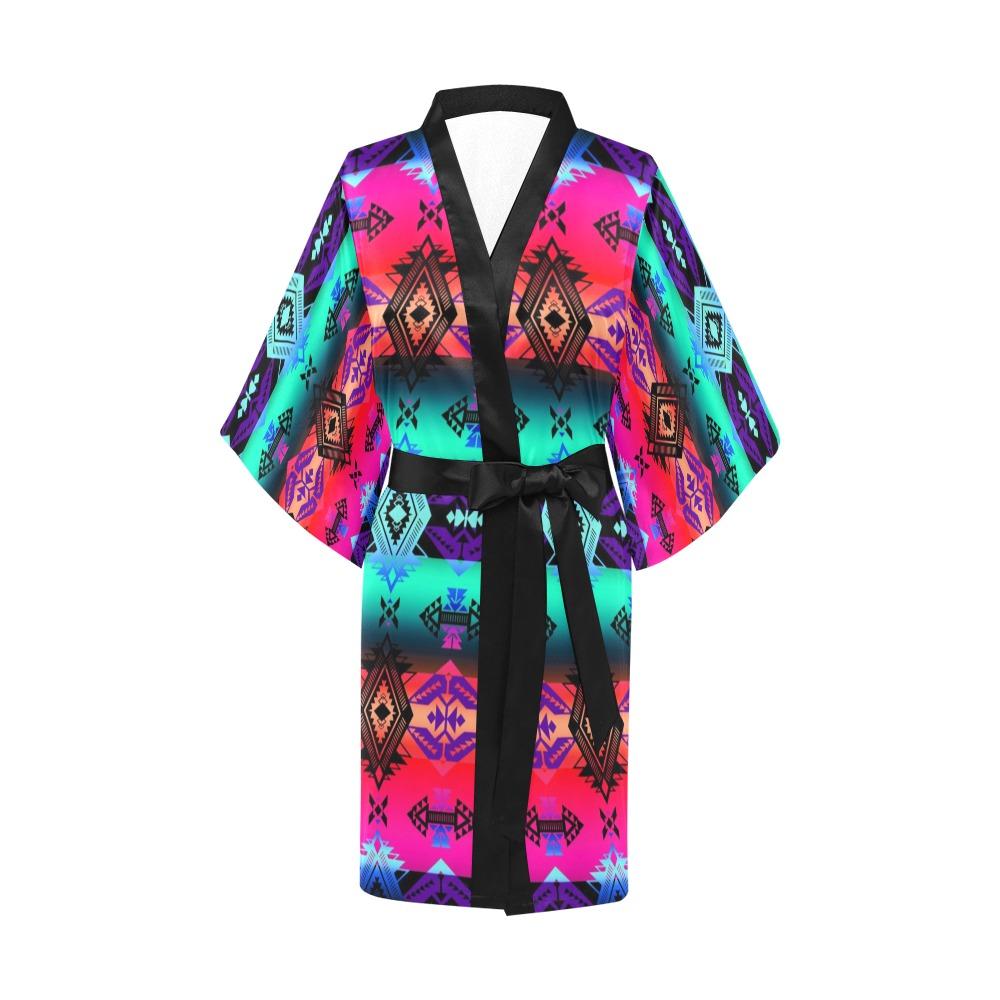 Sovereign Nation Sunrise Kimono Robe Artsadd