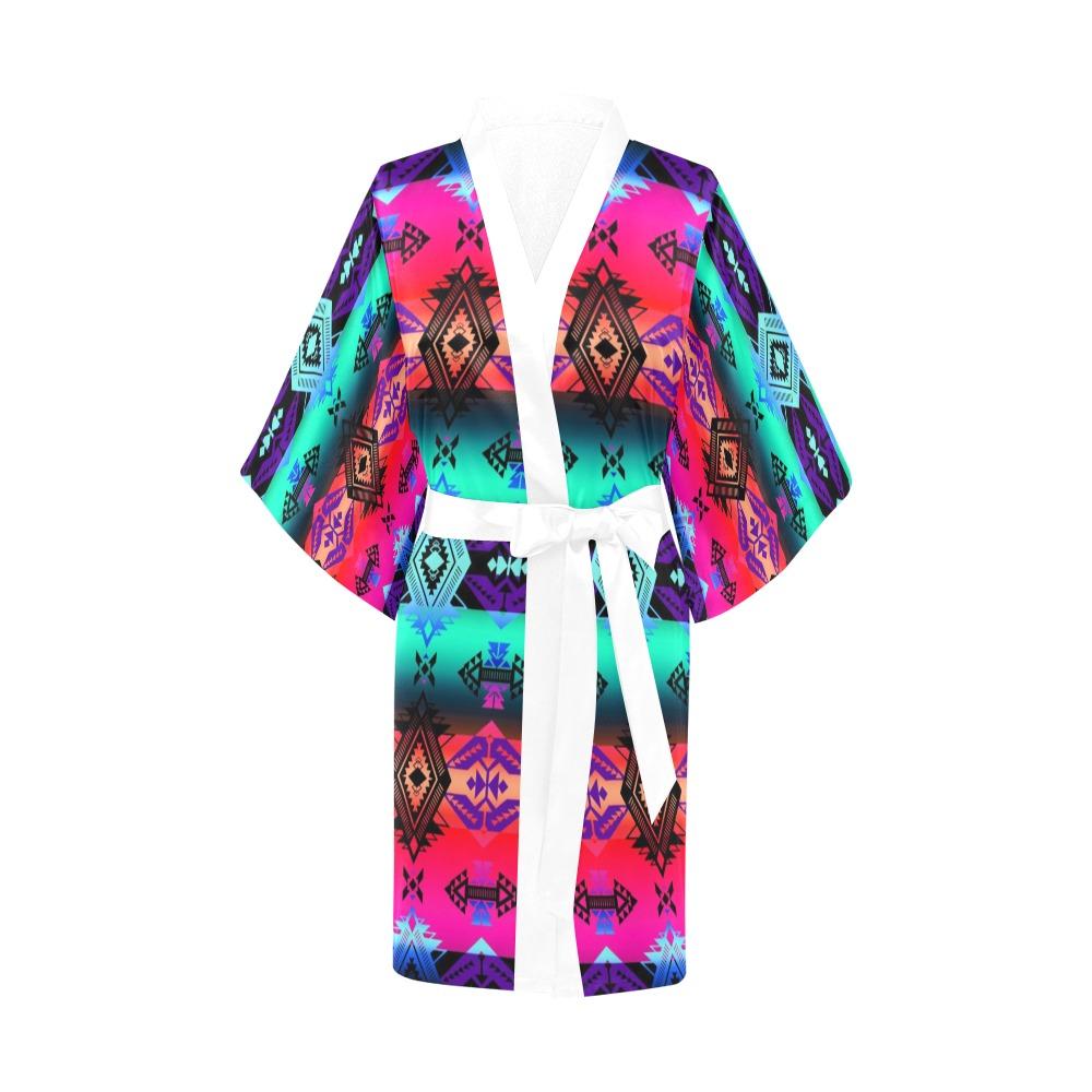 Sovereign Nation Sunrise Kimono Robe Artsadd